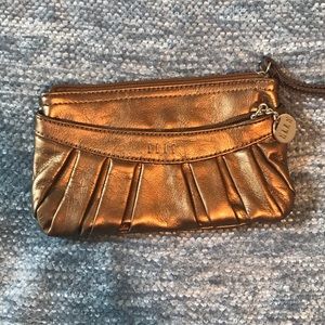 Bronze Elle Wristlet